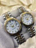 Gold Rolex Couple Watches Price Rolex Gold Plated Dual Shade