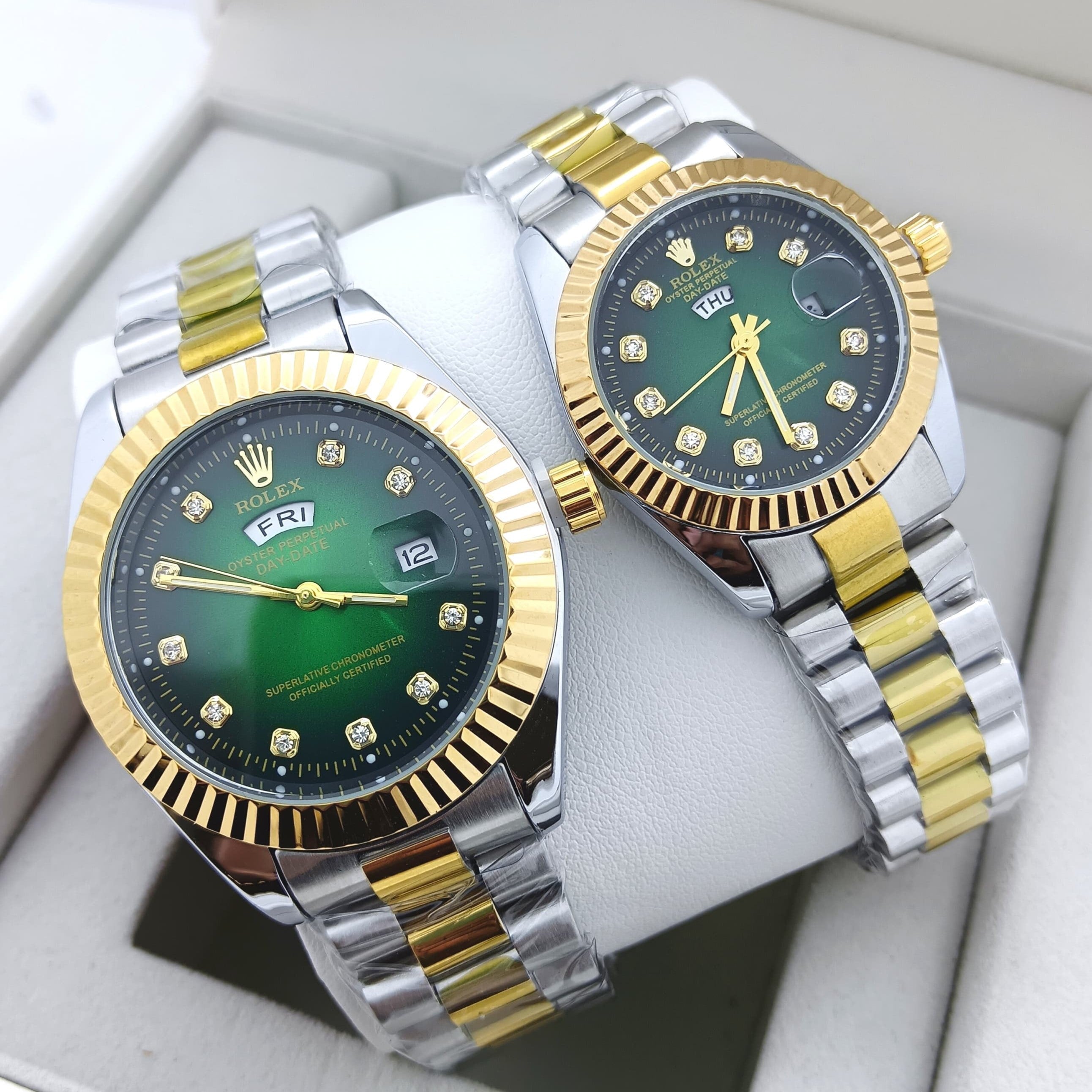 Rolex Watch For Couple ROLEX COUPLE WATCH WITH DAY DATE PREMIUM