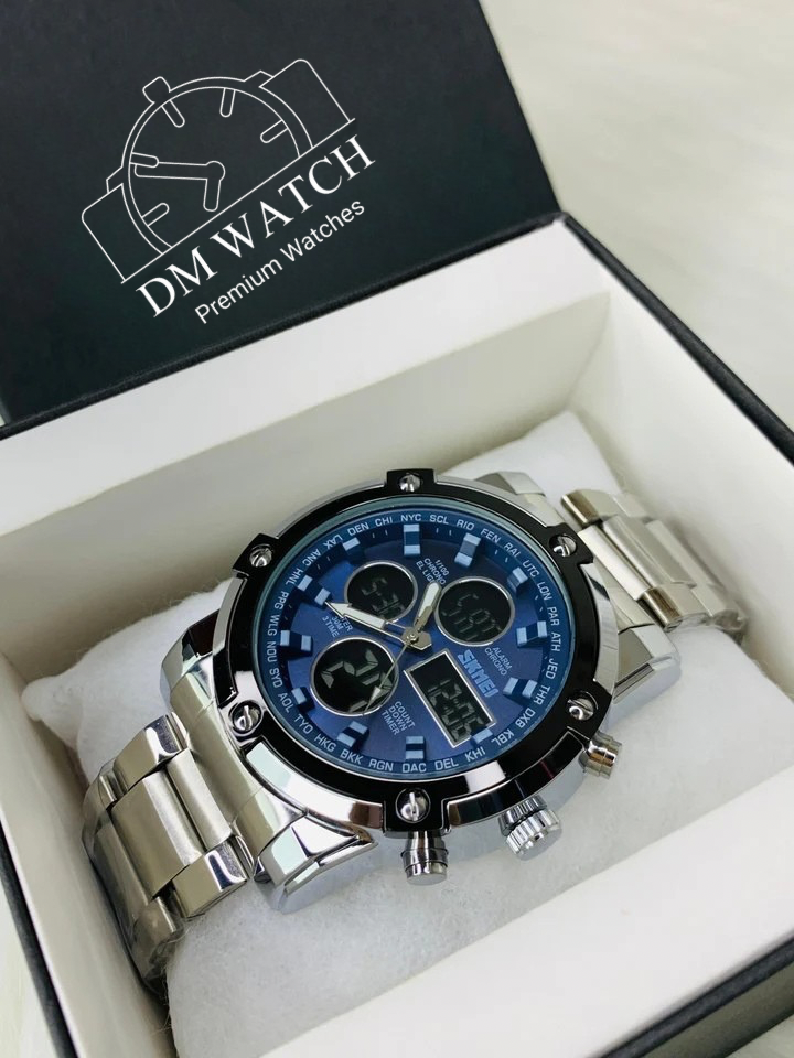 Skemi Dual Time (Silver Blue)