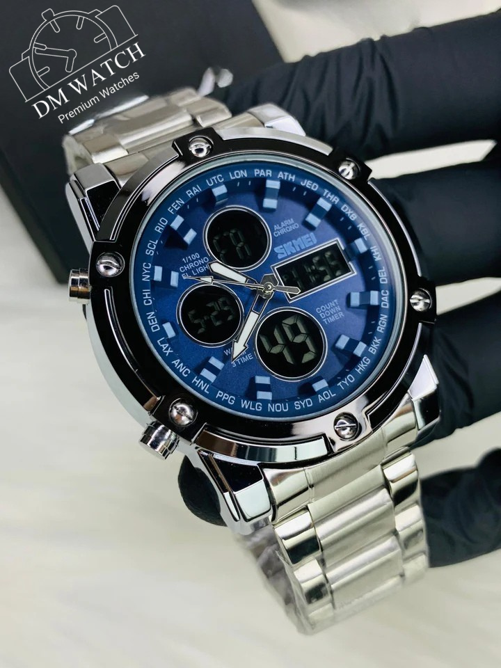 Skemi Dual Time (Silver Blue)