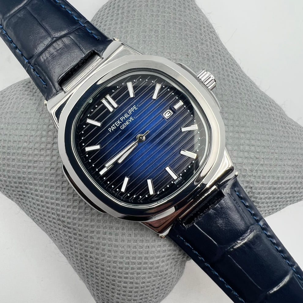 PP (Blue Strap Silver Case Inner White)