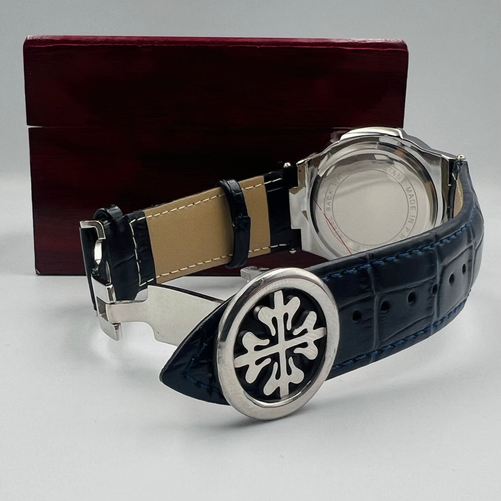 PP (Blue Strap Silver Case Inner White)