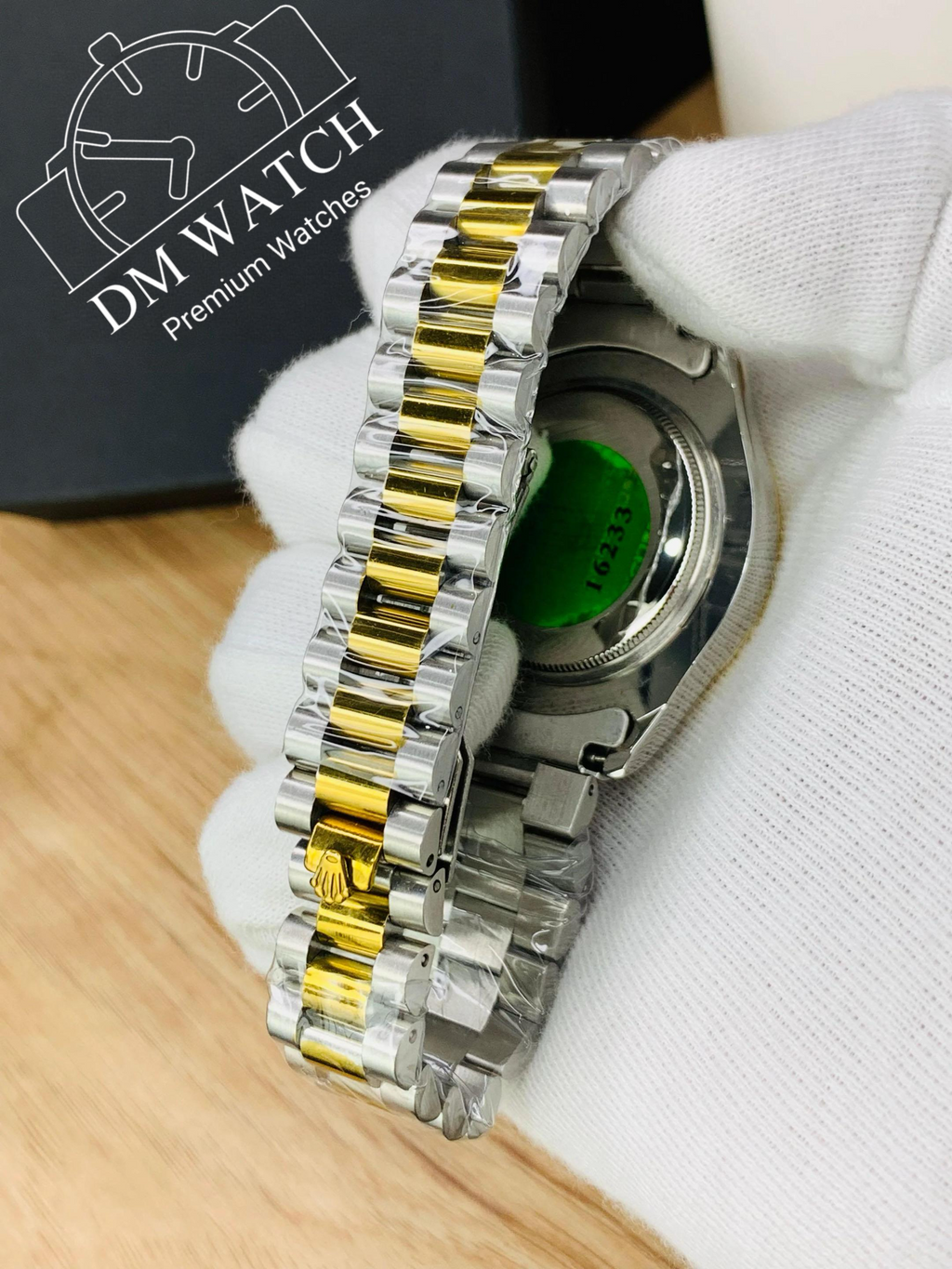 Rolex Luxury Two Tone Day-Date Watch