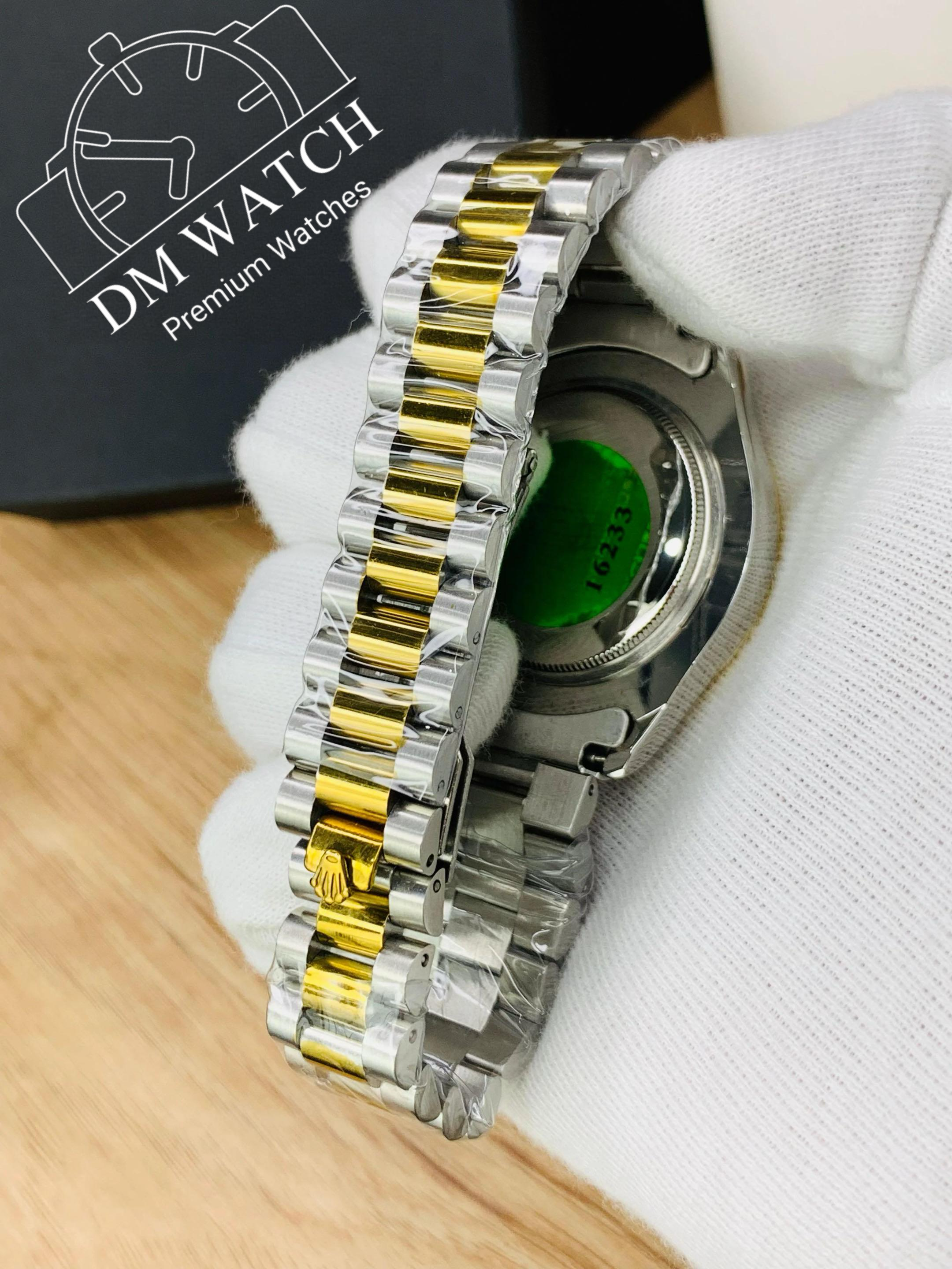 Rolex Luxury Two Tone Day-Date Watch