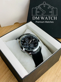 Branded Chronograph working Watch (Black Silver)