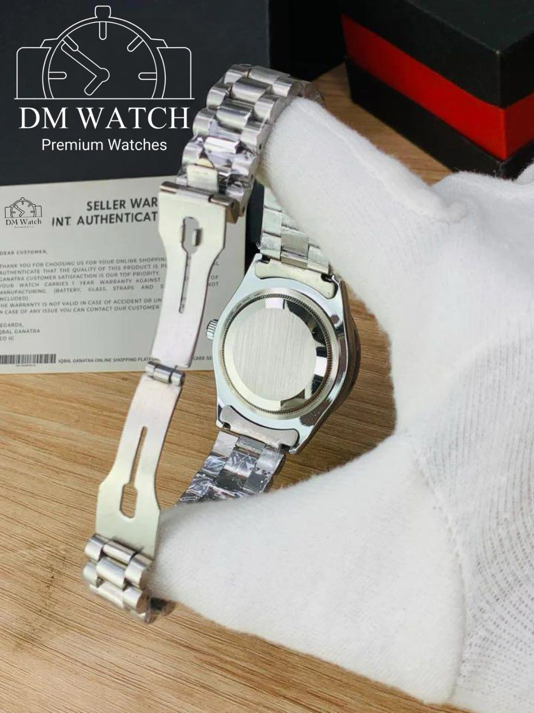 Jubilee Date Just Two Tone Diamond Fluted Gold Dial Quartz Watch