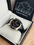 Branded Chronograph working Watch (Black Gold)
