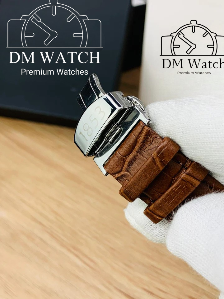 Branded Chronograph working Watch (Brown Gold)