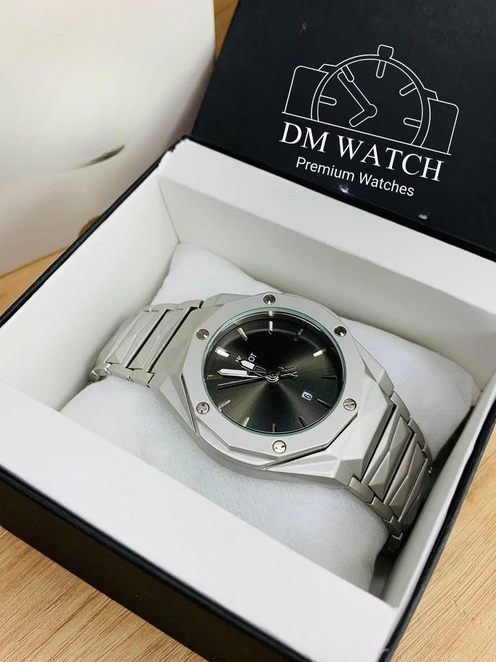 HB Plain Diamond Model | Silver Black