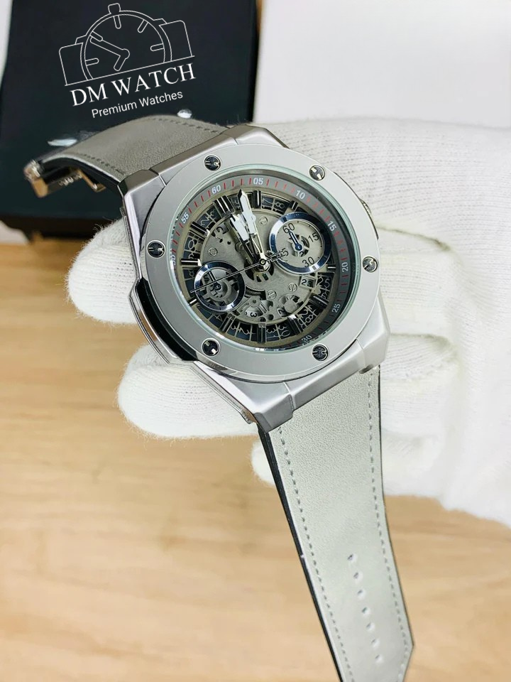 HB Branded Model (Grey Strap Silver Case Inner Grey)