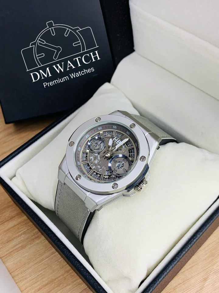 HB Branded Model (Grey Strap Silver Case Inner Grey)