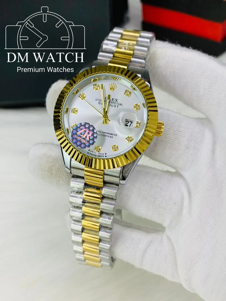 Cut Reg Stone Model | Two Tone White