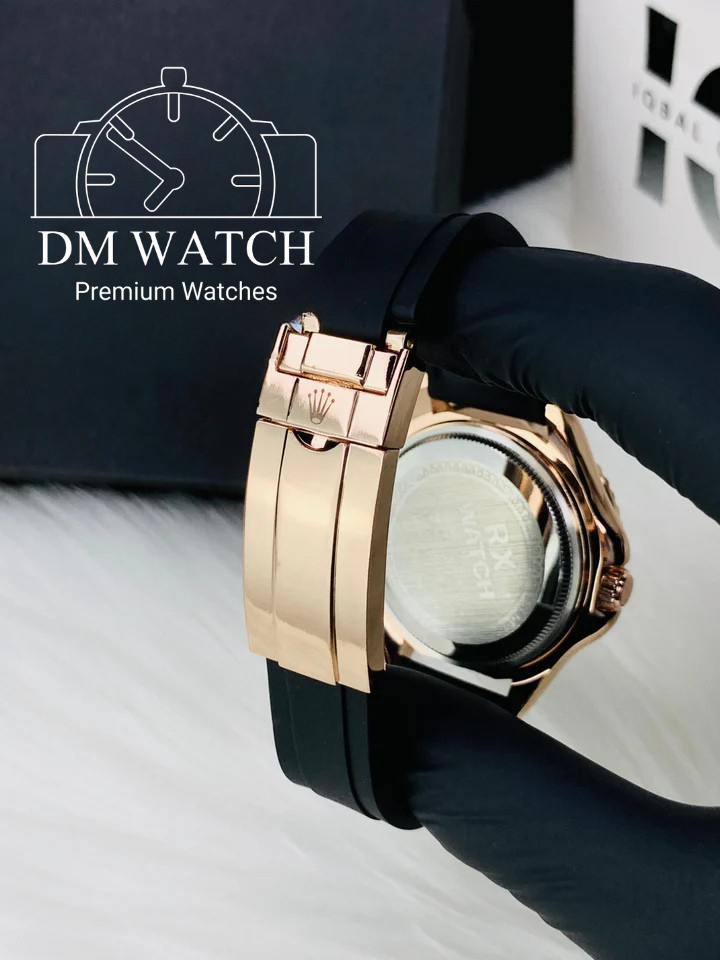 Yacht Master Men Watch | Rosegold